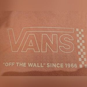 Light Pink Van's Hoodie Size XL